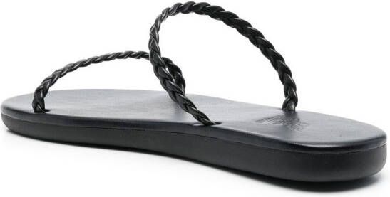 Ancient Greek Sandals Aprilia braided-strap sandals Black