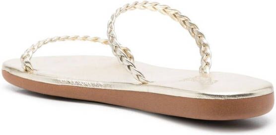 Ancient Greek Sandals Aprilia braided-strap sandals Gold