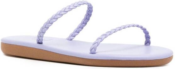 Ancient Greek Sandals Aprilia braided-strap sandals Purple