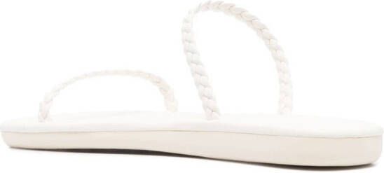 Ancient Greek Sandals Aprilia braided-straps sandals White
