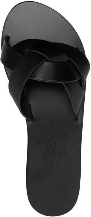 Ancient Greek Sandals Arachne slip-on sandals Black