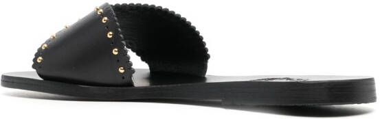 Ancient Greek Sandals Archaic open-toe sandals Black