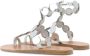 Ancient Greek Sandals Asteras leather sandals Silver - Thumbnail 4