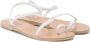 Ancient Greek Sandals braided Eleftheria strappy sandals White - Thumbnail 3