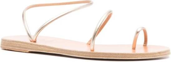 Ancient Greek Sandals Chora metallic-finish sandals Gold