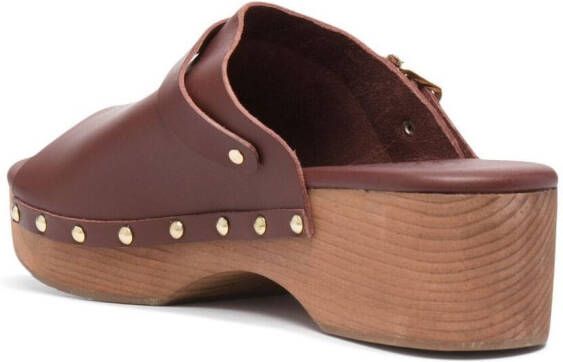 Ancient Greek Sandals Classic Clog slingback sandals Brown