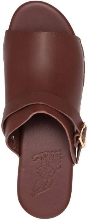Ancient Greek Sandals Classic Clog slingback sandals Brown