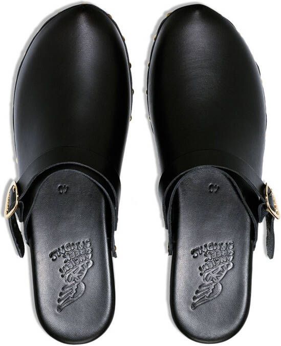 Ancient Greek Sandals Classic Closed 55mm studded clogs Black