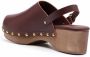 Ancient Greek Sandals Classic Closed 70mm studded clogs Brown - Thumbnail 3