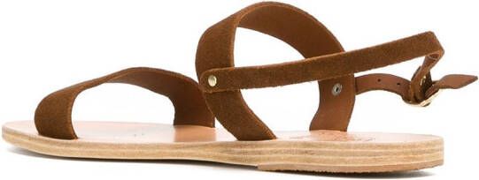 Ancient Greek Sandals Clio flat sandals Brown