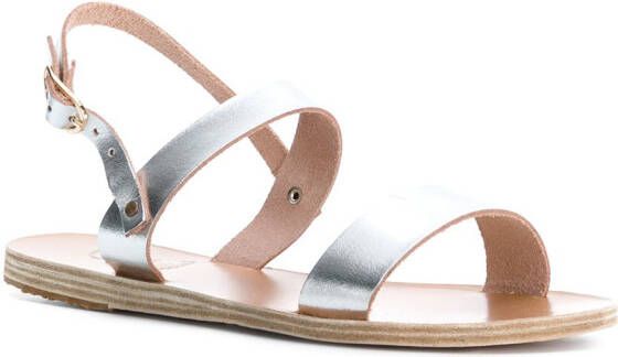 Ancient Greek Sandals Clio flat sandals Metallic