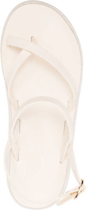 Ancient Greek Sandals crossover-strap leather sandals White