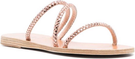 Ancient Greek Sandals crystal-embellished sandals Pink