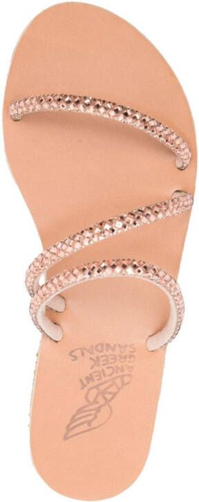Ancient Greek Sandals crystal-embellished sandals Pink