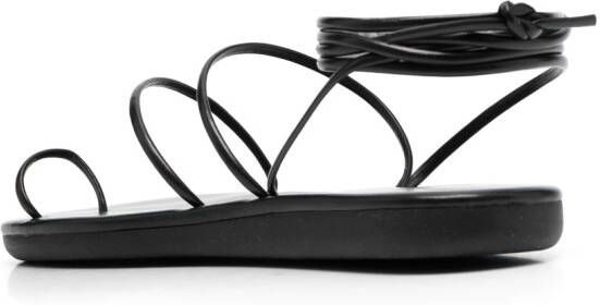 Ancient Greek Sandals Du open-toe leather sandals Black