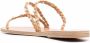 Ancient Greek Sandals Ekaterini pearl leather sandals Neutrals - Thumbnail 3