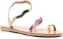 Ancient Greek Sandals Elafonisos metallic-finish sandals Purple - Thumbnail 2