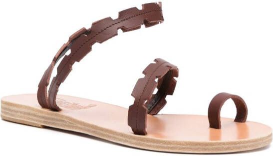 Ancient Greek Sandals Ele flat sandals Brown