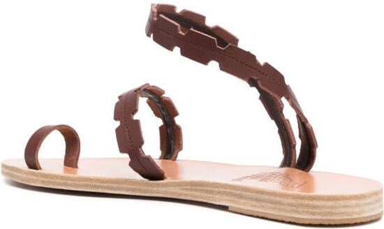 Ancient Greek Sandals Ele flat sandals Brown