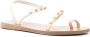 Ancient Greek Sandals Eleftheria bee leather sandals White - Thumbnail 2