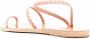 Ancient Greek Sandals Eleftheria braided leather sandals Pink - Thumbnail 3