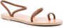Ancient Greek Sandals Eleftheria braided sandals Brown - Thumbnail 2