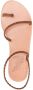 Ancient Greek Sandals Eleftheria braided sandals Brown - Thumbnail 4