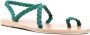 Ancient Greek Sandals Eleftheria braided-strap sandals Green - Thumbnail 2
