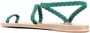 Ancient Greek Sandals Eleftheria braided-strap sandals Green - Thumbnail 3