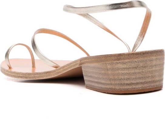 Ancient Greek Sandals Eleftheria leather sandals Gold