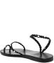 Ancient Greek Sandals Eleftheria pearl-embellished sandals Black - Thumbnail 3