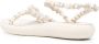 Ancient Greek Sandals Eleftheria ruched open-toe sandals White - Thumbnail 3