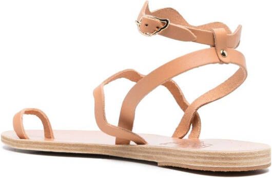 Ancient Greek Sandals Elounda flat leather sandals Neutrals