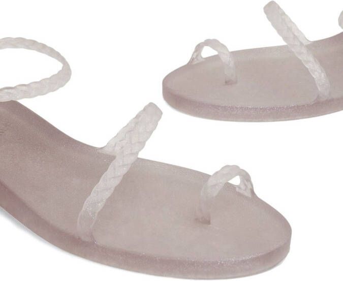 Ancient Greek Sandals embellished flat sandals Neutrals