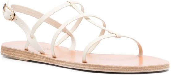 Ancient Greek Sandals Fay flat leather sandals Neutrals