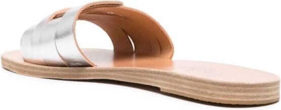 Ancient Greek Sandals Filenada leather slides Gold