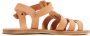 Ancient Greek Sandals flat leather sandals Brown - Thumbnail 3