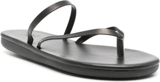 Ancient Greek Sandals Flip Flop slides Black