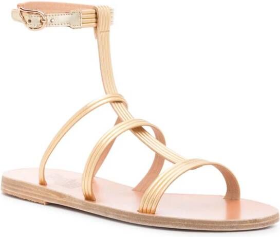 Ancient Greek Sandals Frigia strappy sandals Gold