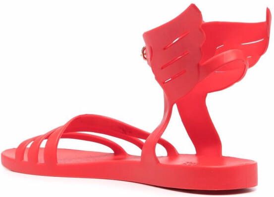 Ancient Greek Sandals Ikaria jelly sandals Red