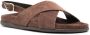 Ancient Greek Sandals Ikesia Crosta leather sandals Brown - Thumbnail 2