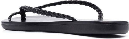 Ancient Greek Sandals Ioulia braid-strap sandals Black