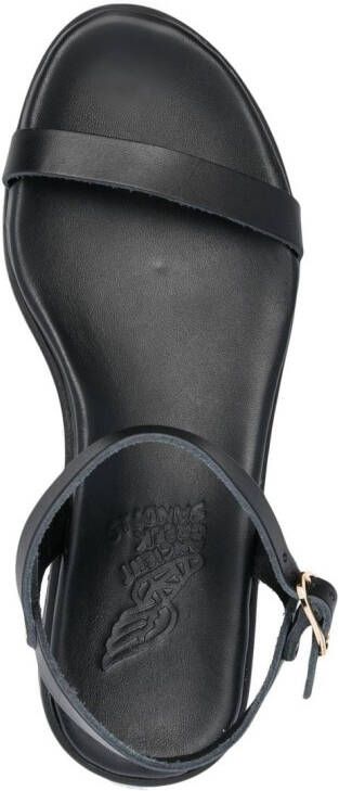 Ancient Greek Sandals Irida buckle-fastened sandals Black