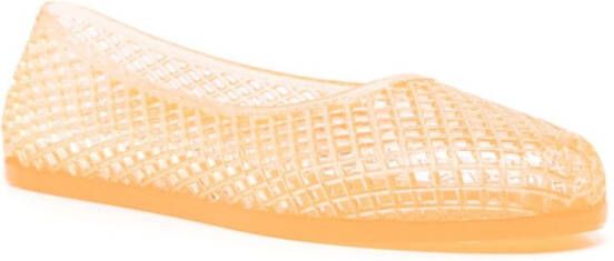 Ancient Greek Sandals Iro jelly ballerina shoes Orange