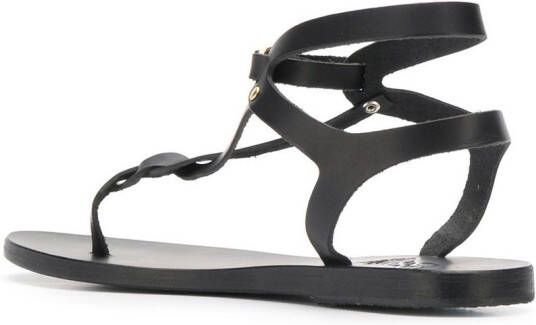 Ancient Greek Sandals Ismene sandals Black