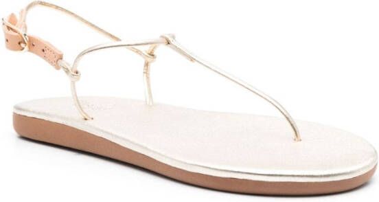 Ancient Greek Sandals Katerina leather sandals Gold