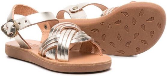 ANCIENT GREEK SANDALS KIDS Electra open-toe sandals Gold