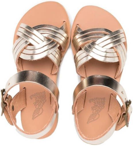ANCIENT GREEK SANDALS KIDS Electra open-toe sandals Gold