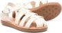 ANCIENT GREEK SANDALS KIDS Little Ektoras leather sandals White - Thumbnail 2