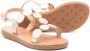 ANCIENT GREEK SANDALS KIDS Little Uranos leather sandals Gold - Thumbnail 2
